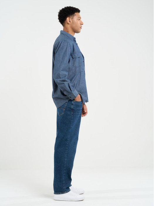 Pánska denimová košeľa jeans look REDGERSON 402